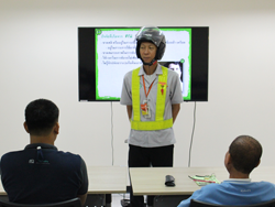 เทคนิคการสวมใส่อุปกรณ์นิรภัย (หมวกกันน๊อค) อย่างถูกต้องปลอดภัย Helmet Safety