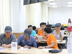 ทดสอบความรู้ก่อน และหลังการฝึกอบรม