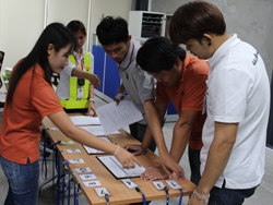 ลงทะเบียนรับเอกสารประกอบการฝึกอบรม