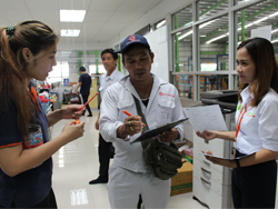 ลงทะเบียนรับเอกสารประกอบการฝึกอบรม