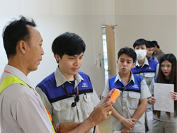 ตรวจสอบปริมาณแอลกอฮอล์ก่อนเริ่มต้นการฝึกอบรม
