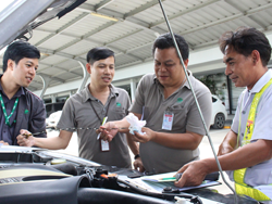 ปฏฺิบัติการตรวจสอบและซ่อมบำรุงยานพาหนะเบื้องต้น