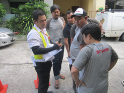 การตรวจสอบและเตียมความพร้อมของอุปกรณ์ประจำรถ