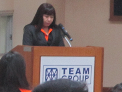 กล่าวรายงานวัตถุประสงค์การฝึกอบรม