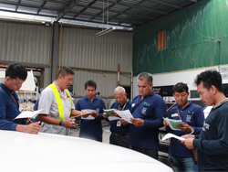 ปฏิบัติการตรวจสอบ และบำรุงรักษายานพาหนะเบื้องต้นประจำวัน Daily Inspection