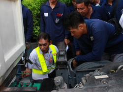 ปฏิบัติการตรวจสอบ และบำรุงรักษาระบบไฟฟ้ารถบรรทุกเบื้องต้น