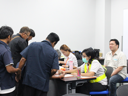 ลงทะเบียนรับเอกสารประกอบการฝึกอบรม