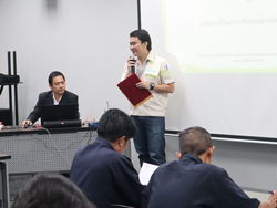 กล่าวต้อนรับพร้อมแนะนำทีมวิทยากร และกิจกรรมฝึกอบรม