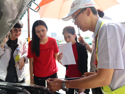 การตรวจสอบ และเตรียมความพร้อมของยานพาหนะ