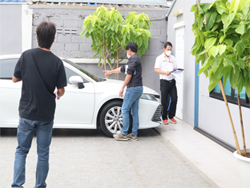 การตรวจสอบความปลอดภัยรอบตัวรถด้วยกระบวนการ KYT