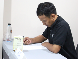 ลงทะเบียนทดสอบความรู้ก่อน และหลังการฝึกอบรม