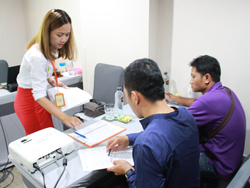 ลงทะเบียนรับเอกสารประกอบการฝึกอบรม