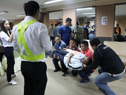 ซ้อมแผนการเคลื่อนในกรณีฉุกเฉิน