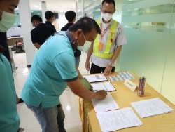 ลงทะเบียนรับเอกสารประกอบการฝึกอบรม