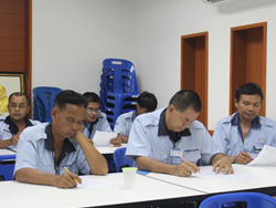ทดสอบความรู้ก่อน และหลังการฝึกอบรม