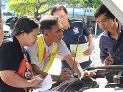 ปฏิบัติการตรวจสอบ และบำรุงรักษารถยนต์เบื้องต้น Pre-Trip Inspection and Basic Maintenance