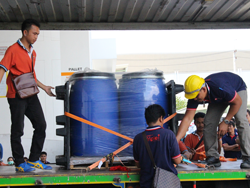การจัดเรียงสินค้า และเทคนิคการผูกรัดสินค้าเพื่อการขนส่งสินค้าอย่างปลอดภัย