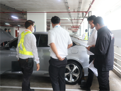 การตรวจสอบความปลอดภัยรอบตัวรถก่อนการเดินทาง